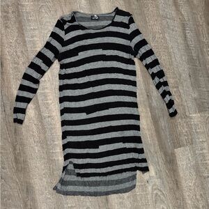 Rare Cheap Monday Goth Emo Punk Sz S Striped Dress